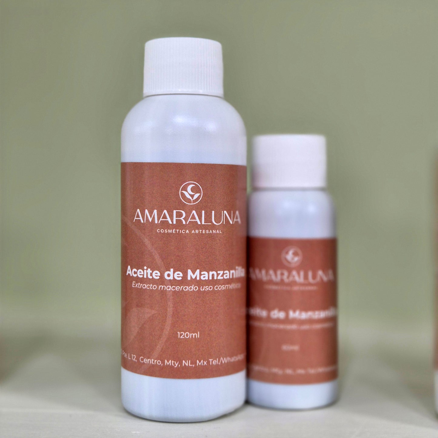 Aceite vegetal de Manzanilla macerado