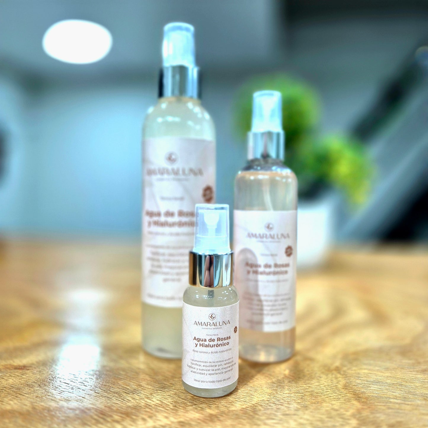 Agua de Rosas y Hialurónico